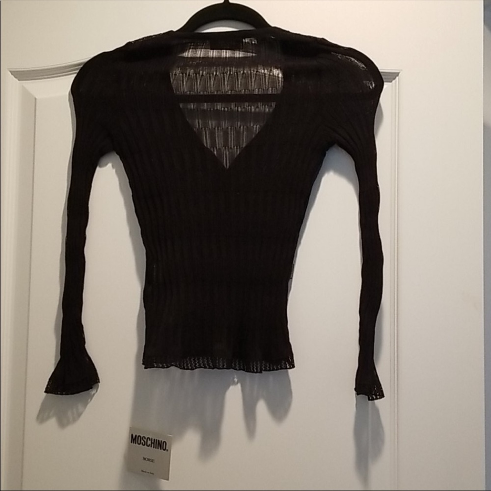 Moschino knit sweater cardigan New *Authentic!